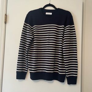 Everlane stripped wool sweater